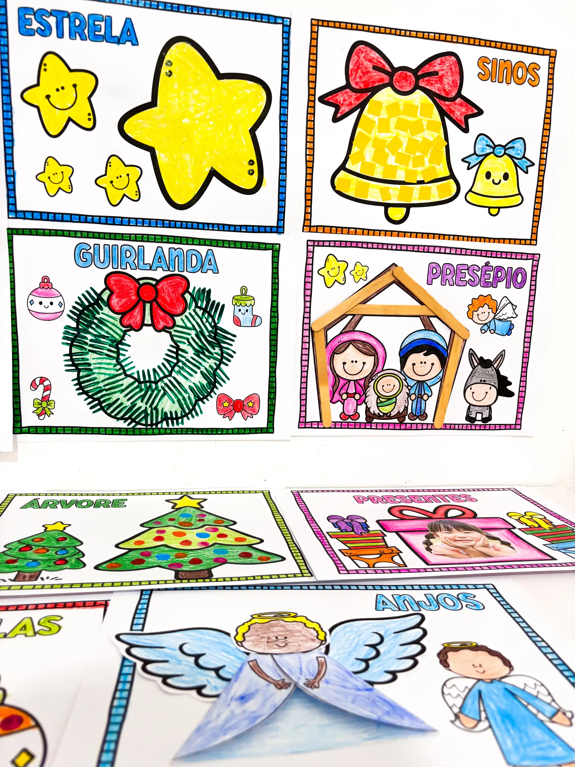 Atividade Símbolos de Natal para Colorir — amostra 3: Explore os símbolos natalinos com atividades para colorir,…