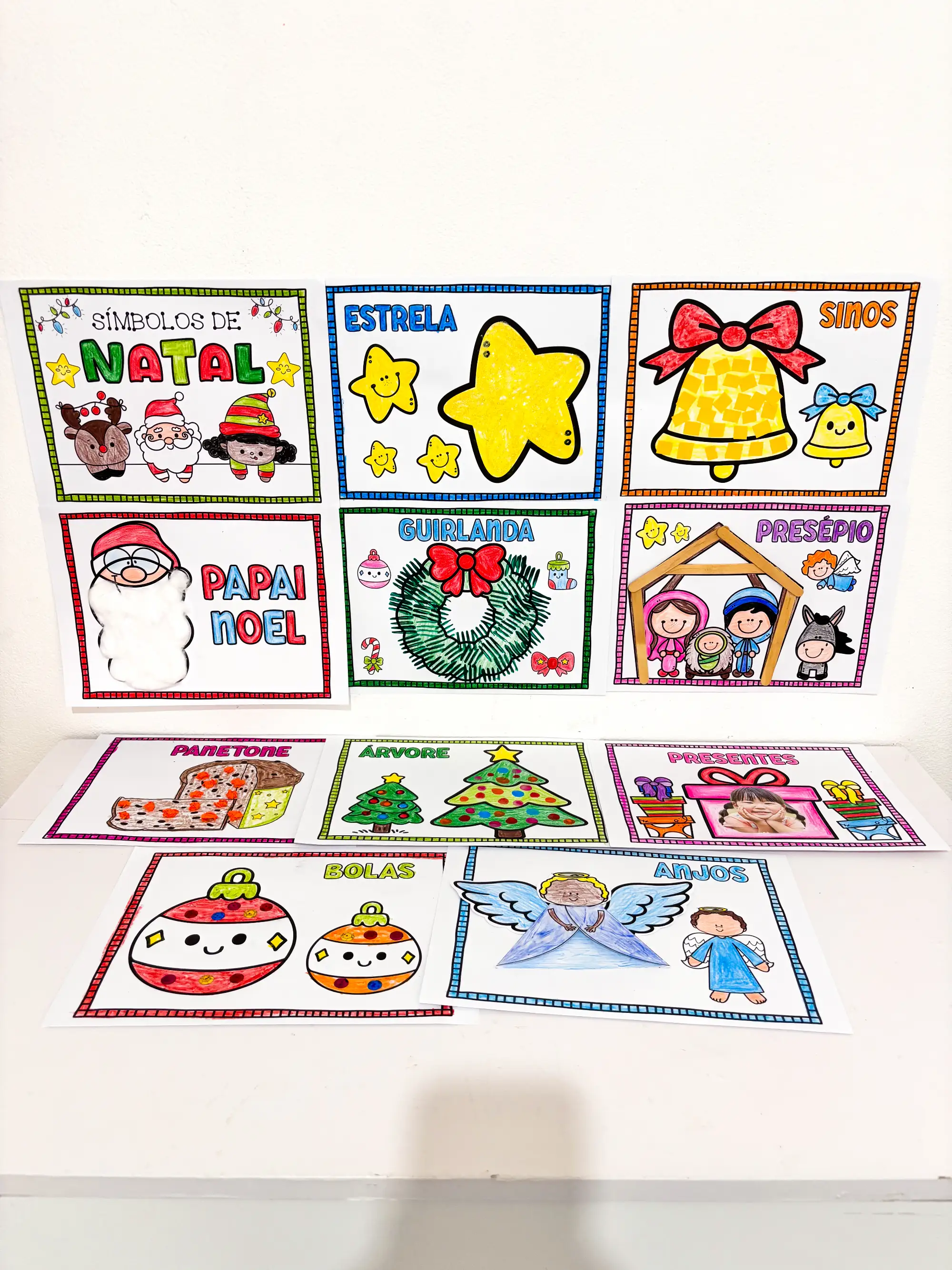 Atividade Símbolos de Natal para Colorir — amostra 4: Explore os símbolos natalinos com atividades para colorir,…