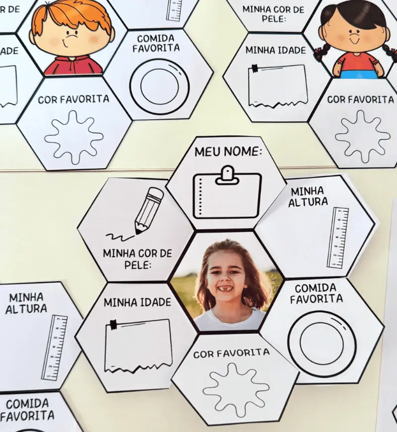 Atividade Tudo Sobre Mim: Identidade na Educação Infantil — amostra 5: Trabalhe a identidade na Educação Infantil com a…