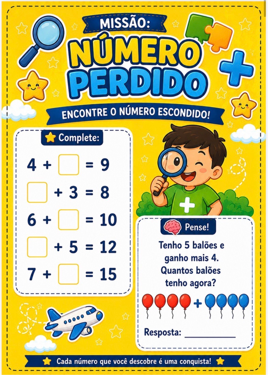 Atividades 1 ano de Matemática | Adição, Subtração, Multiplicação — amostra 2: Atividades de Matemática Lúdica — Passaporte…