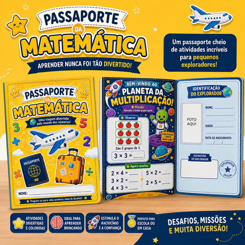 Atividades 1 ano de Matemática  | Adição, Subtração, Multiplicação — capa do material