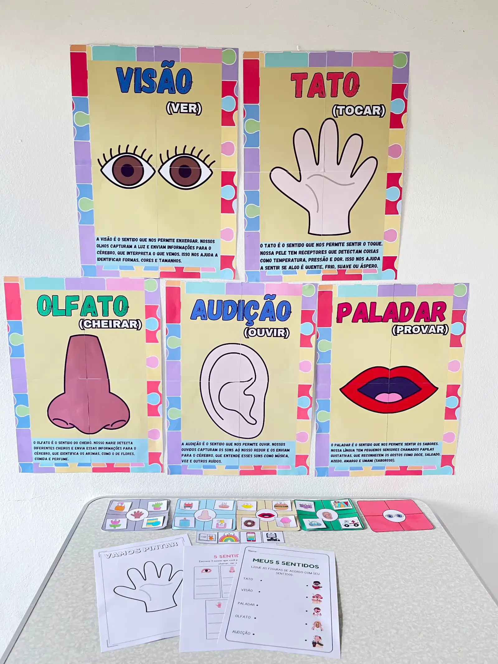 ATIVIDADES 5 SENTIDOS- CIÊNCIAS ALFABETIZAÇÃO — amostra 1: Que tal trabalhar os 5 sentidos com atividades que despertam a…