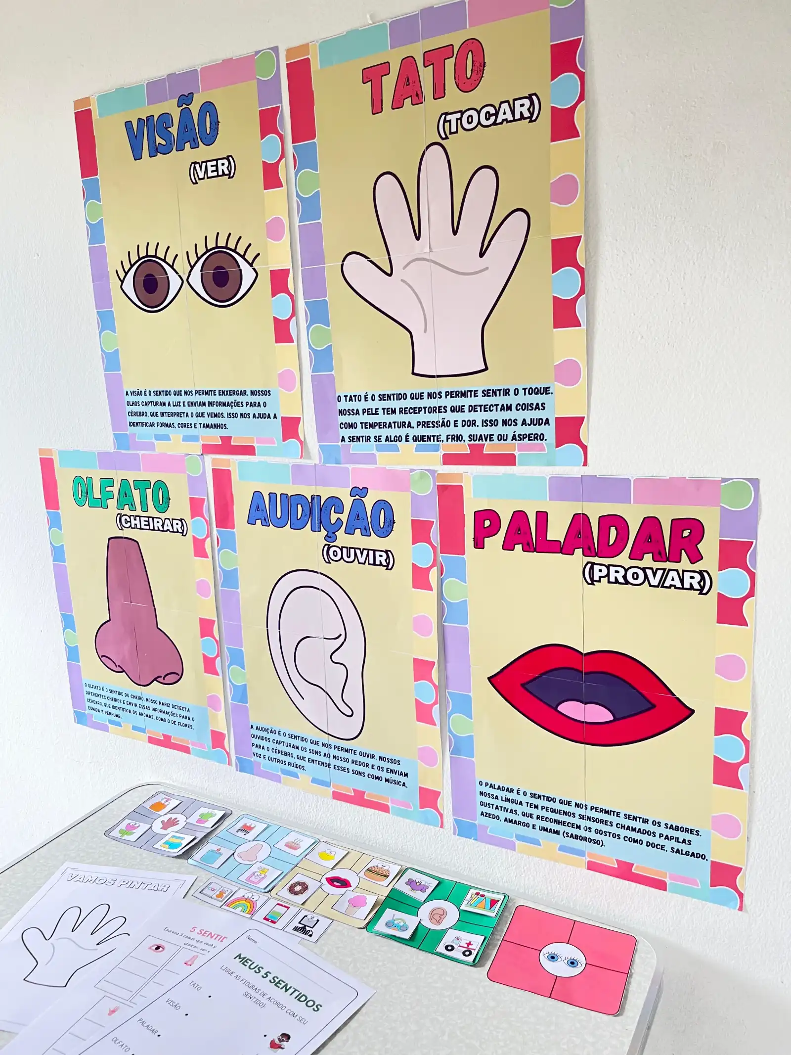 ATIVIDADES 5 SENTIDOS- CIÊNCIAS ALFABETIZAÇÃO — amostra 2: Que tal trabalhar os 5 sentidos com atividades que despertam a…