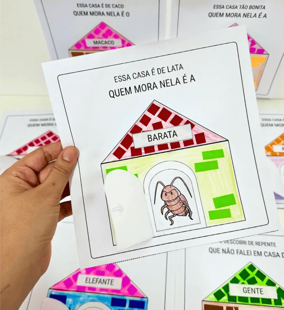 Atividades A Casa e o Seu Dono | PDF Educação Infantil — amostra 5: Atividades interativas com 7 páginas para colorir com…