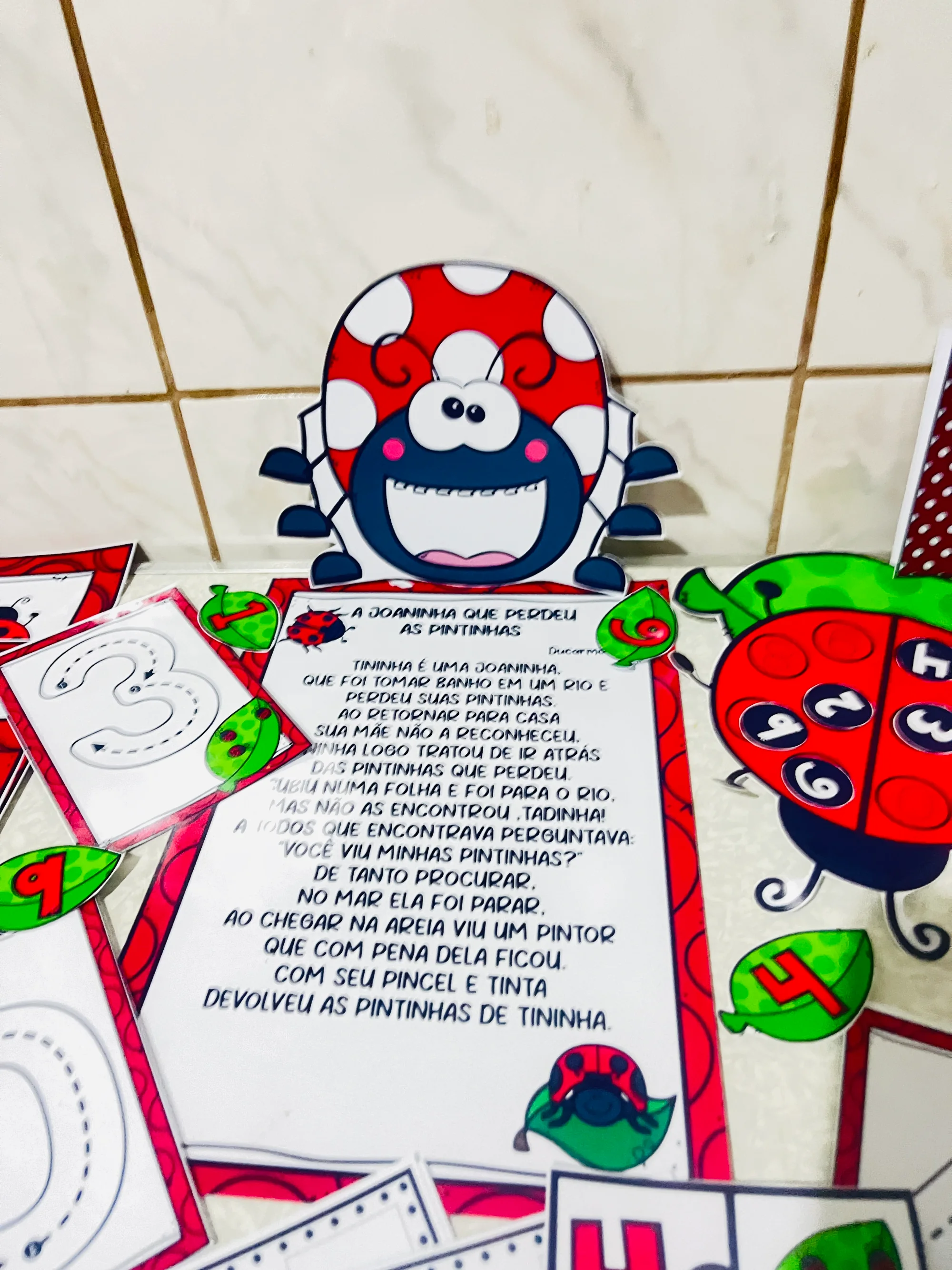 ATIVIDADES : A JOANINHA QUE PERDEU PINTINHAS EDUCAÇÃO INFANTIL — amostra 4: Arquivo Completo: A Joaninha que Perdeu as…