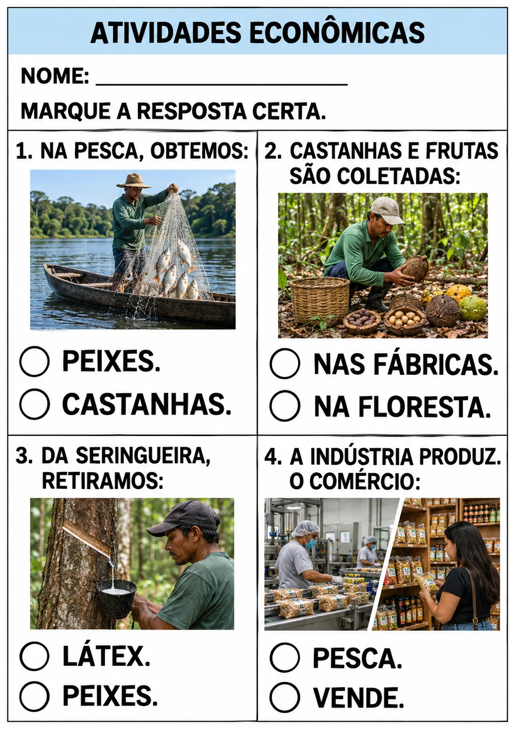 ATIVIDADES ADAPTADAS: GEOGRAFIA - CLIMA E HABITAÇÃO - TEA, DI E TDAH — amostra 7: Atividade adaptada de Geografia sobre…