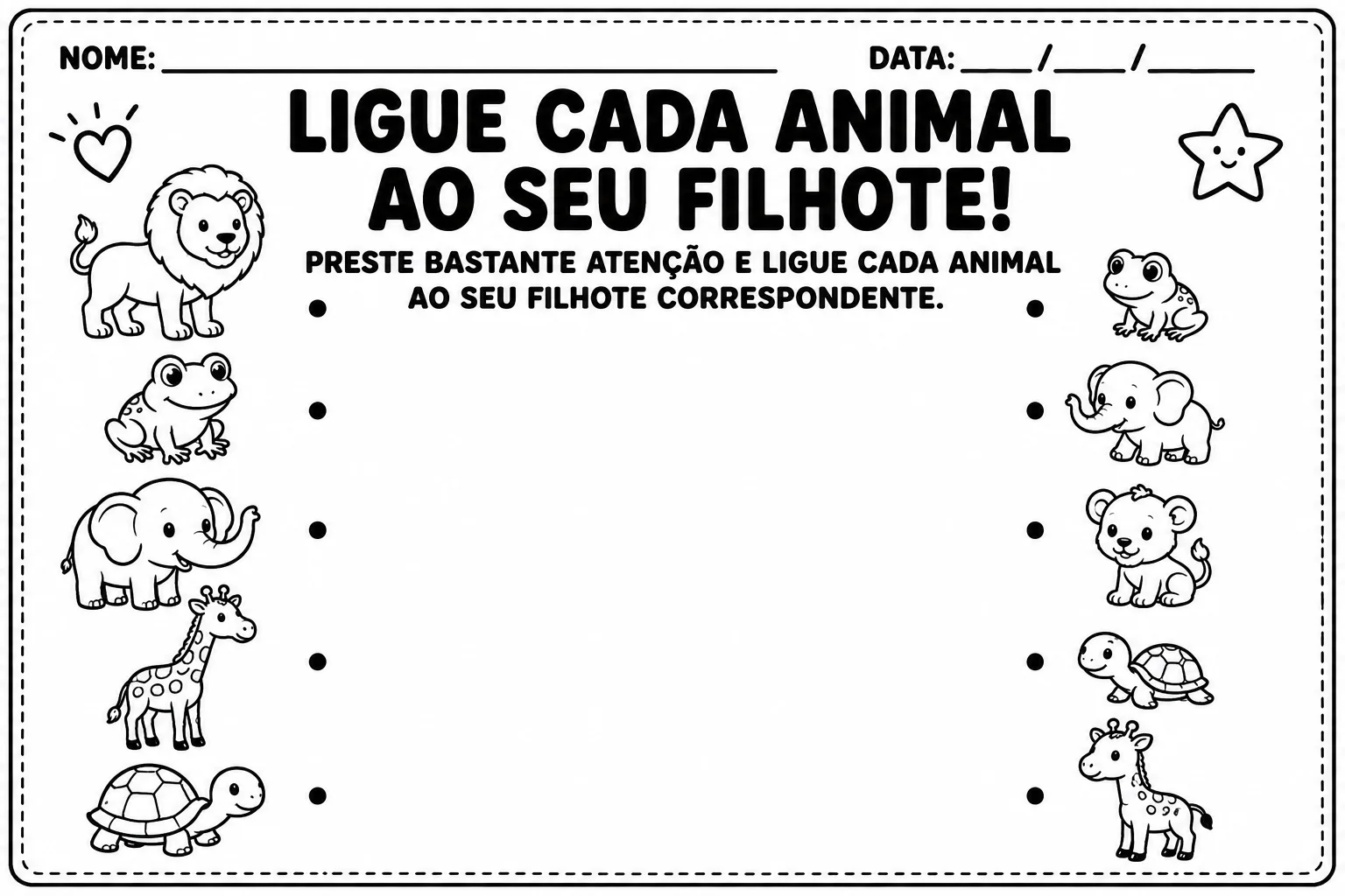 🐾✨ ATIVIDADES – ANIMAIS E SEUS FILHOTES ✨🐾 — amostra 1: 🐾✨ ATIVIDADES – ANIMAIS E SEUS FILHOTES ✨🐾