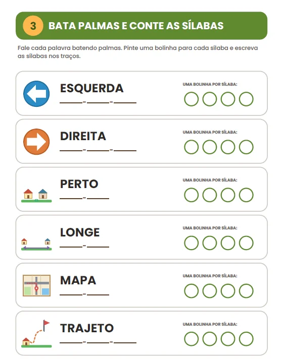 ATIVIDADES: APRENDENDO A SE LOCALIZAR - GEOGRAFIA ANOS INICIAIS — amostra 5: O Caderno de Atividades – Aprendendo a se…