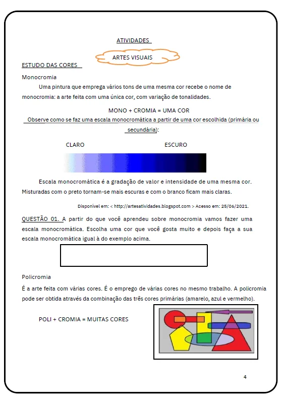ATIVIDADES ARTE | 3º ANO DO ENSINO FUNDAMENTAL 🖌️📚 — amostra 1: Transforme suas aulas de Arte em momentos de descoberta,…
