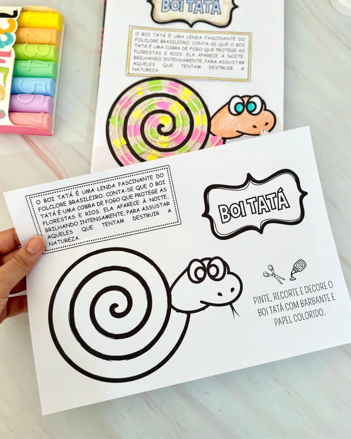 Atividades Artes personagens do Folclore — Datas comemorativas para Educação Infantil: ☺️ Arquivo com 5 modelos de…