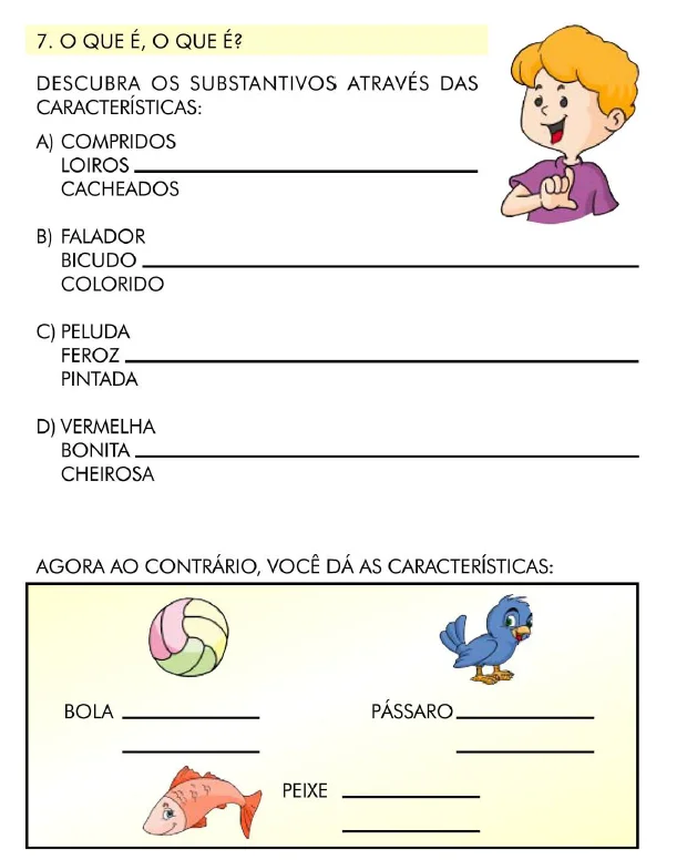ATIVIDADES COM ADJETIVOS E PONTUAÇÃO - 19 PÁGINAS - ANOS INICIAIS — amostra 1: Essa apostila reúne atividades variadas que…