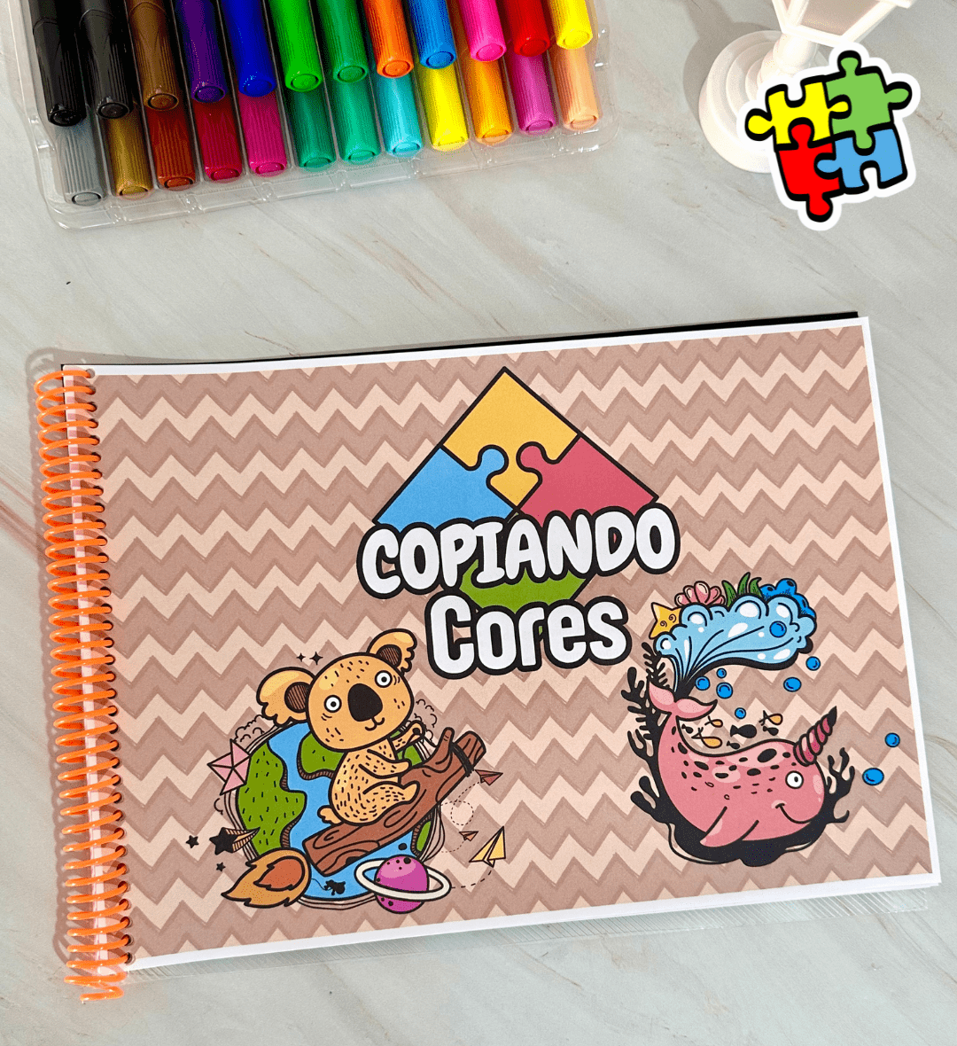 Atividades com Cores: Copiando Cores em PDF para Imprimir — capa do material