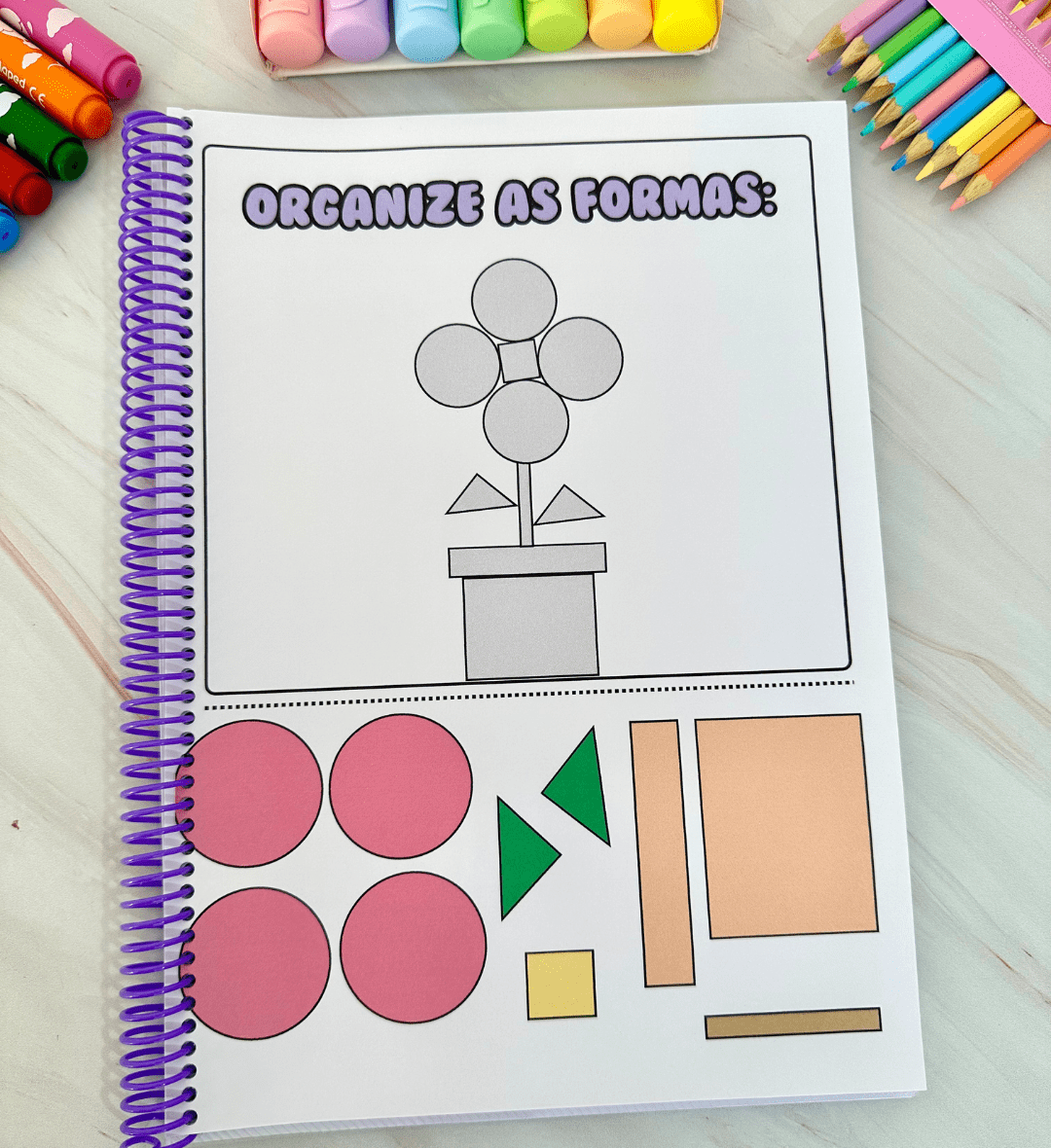 Atividades com Formas Geométricas: Organize e Complete Imagens — amostra 4: Como usar em sala de aula