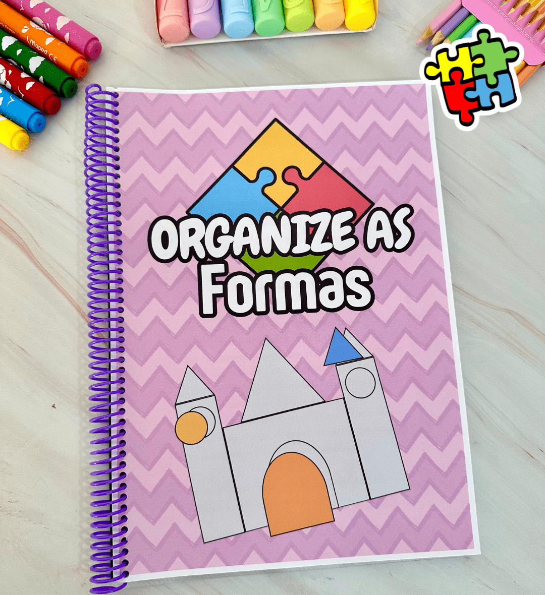 Atividades com Formas Geométricas: Organize e Complete Imagens — capa do material