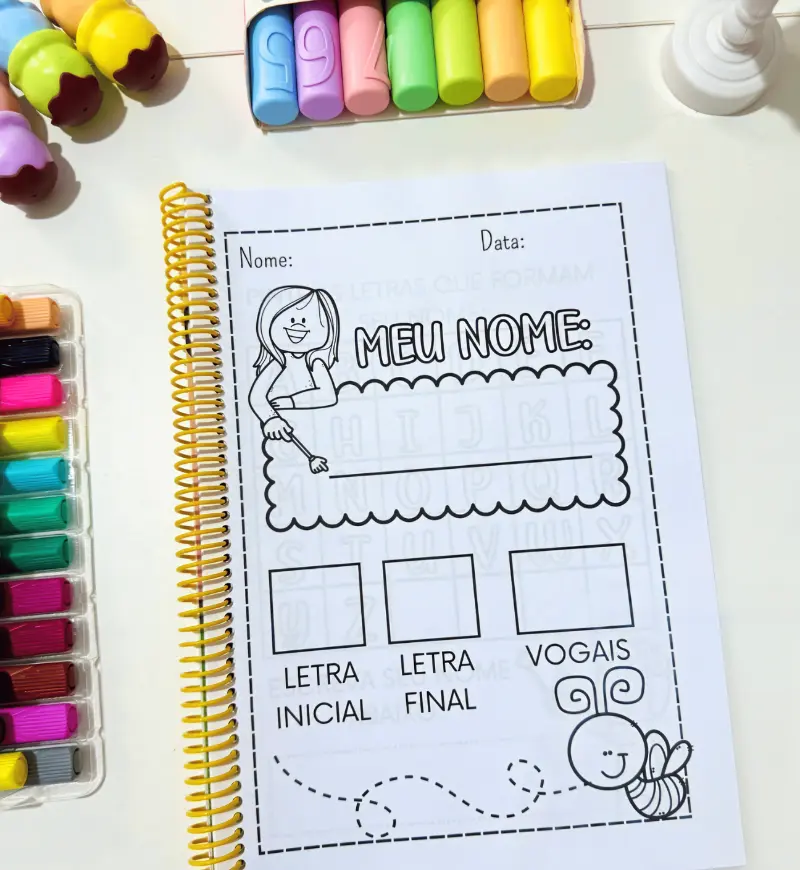 Atividades com Nome Próprio: Apostila para Educação Infantil — amostra 1: Atividades com nome próprio para a Educação…