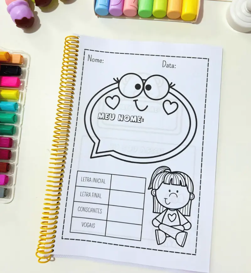 Atividades com Nome Próprio: Apostila para Educação Infantil — amostra 5: Explore nome próprio e identidade com propostas…