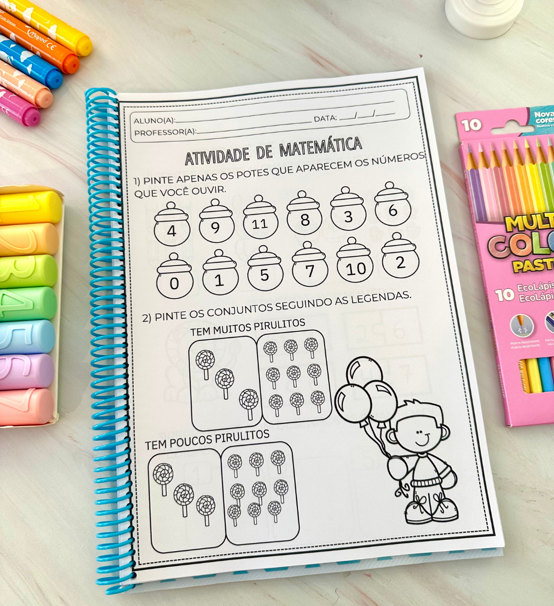 Atividades com numerais até 20: apostila de Matemática em PDF — amostra 4: Para quem é indicado