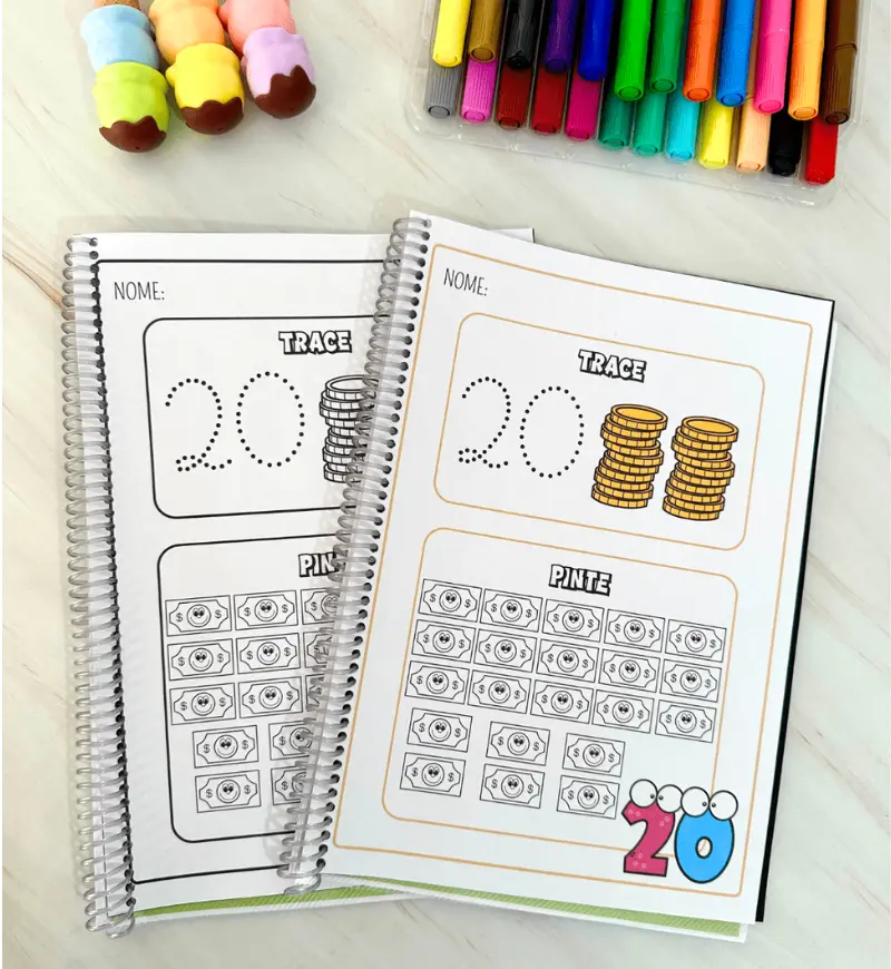 Atividades com Numerais de 1 a 20: Trace e Pinte em PDF — amostra 4: Para quem é indicado