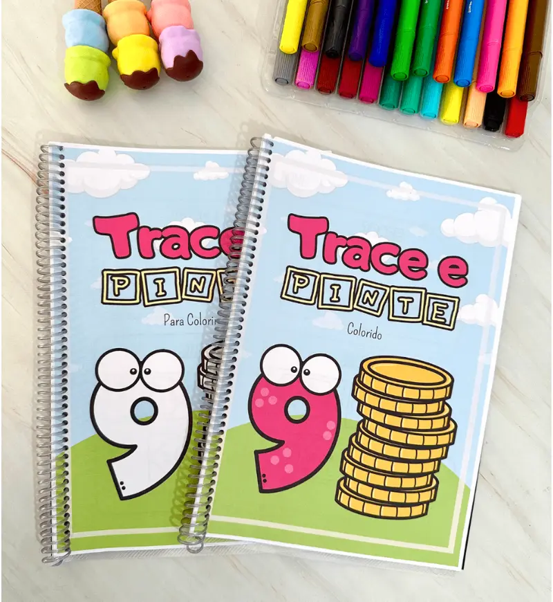Atividades com Numerais de 1 a 20: Trace e Pinte em PDF — Matemática para Educação Infantil: Explore o traçado dos numerais…