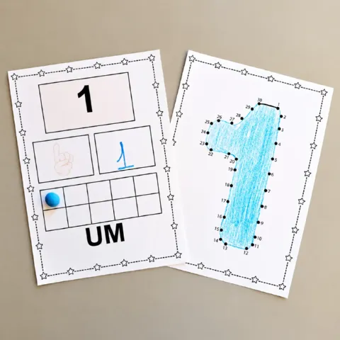 Atividades com Números de 0 a 10 – Educação Infantil e 1º Ano — amostra 1: Trabalhe os números de 0 a 10 de forma prática e…