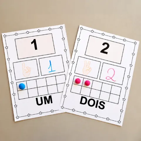 Atividades com Números de 0 a 10 – Educação Infantil e 1º Ano — amostra 4: 22 páginas de atividades com números de 0 a 10…