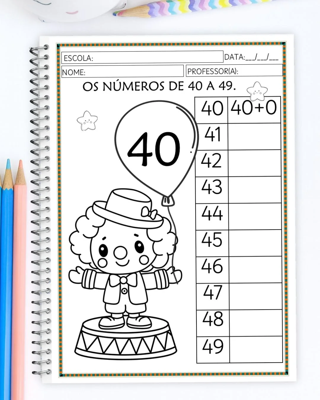 Atividades com Números de 0 a 10 – Educação Infantil — amostra 2: Atividades de matemática para trabalhar os números de 0 a…