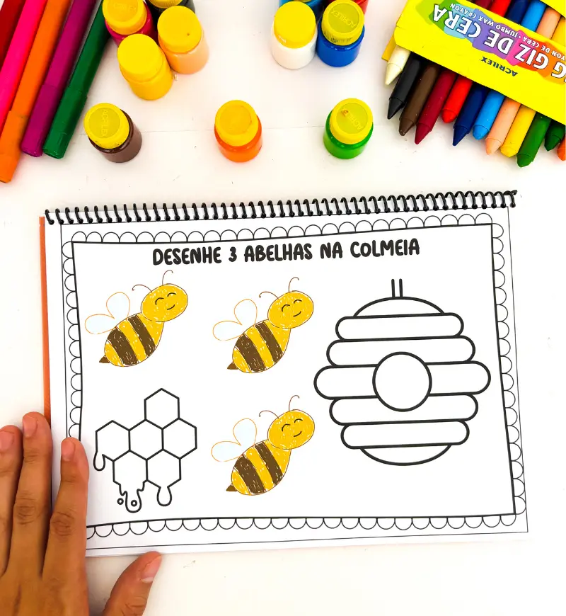 Atividades com números: desenhe seguindo comandos de 1 a 10 — amostra 3: Como usar em sala de aula