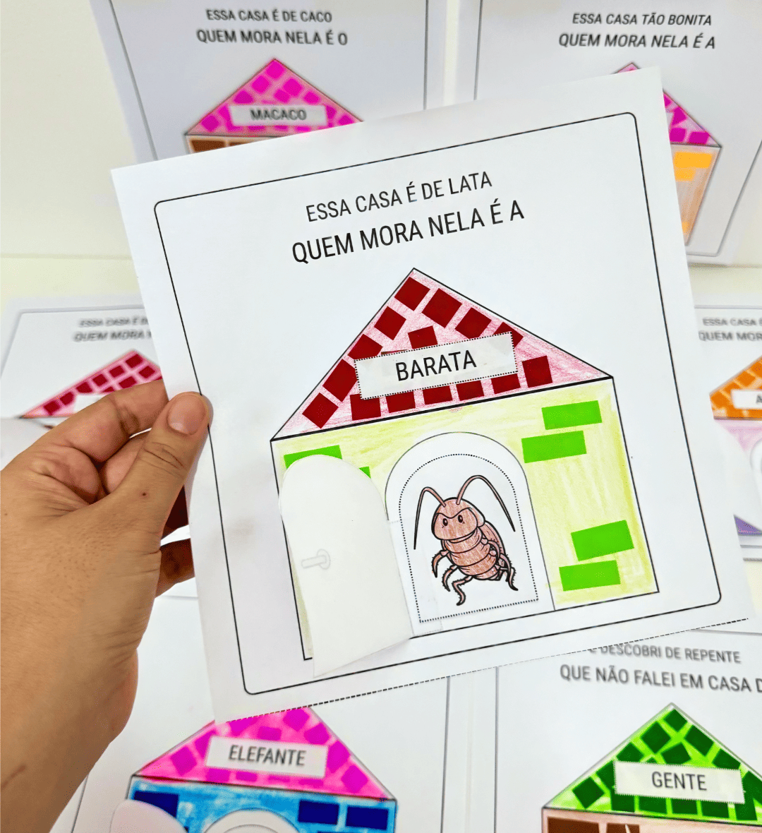 Atividades com poema A Casa e o Seu Dono para imprimir — amostra 6: Explore o poema A Casa e o Seu Dono com 7 páginas de…