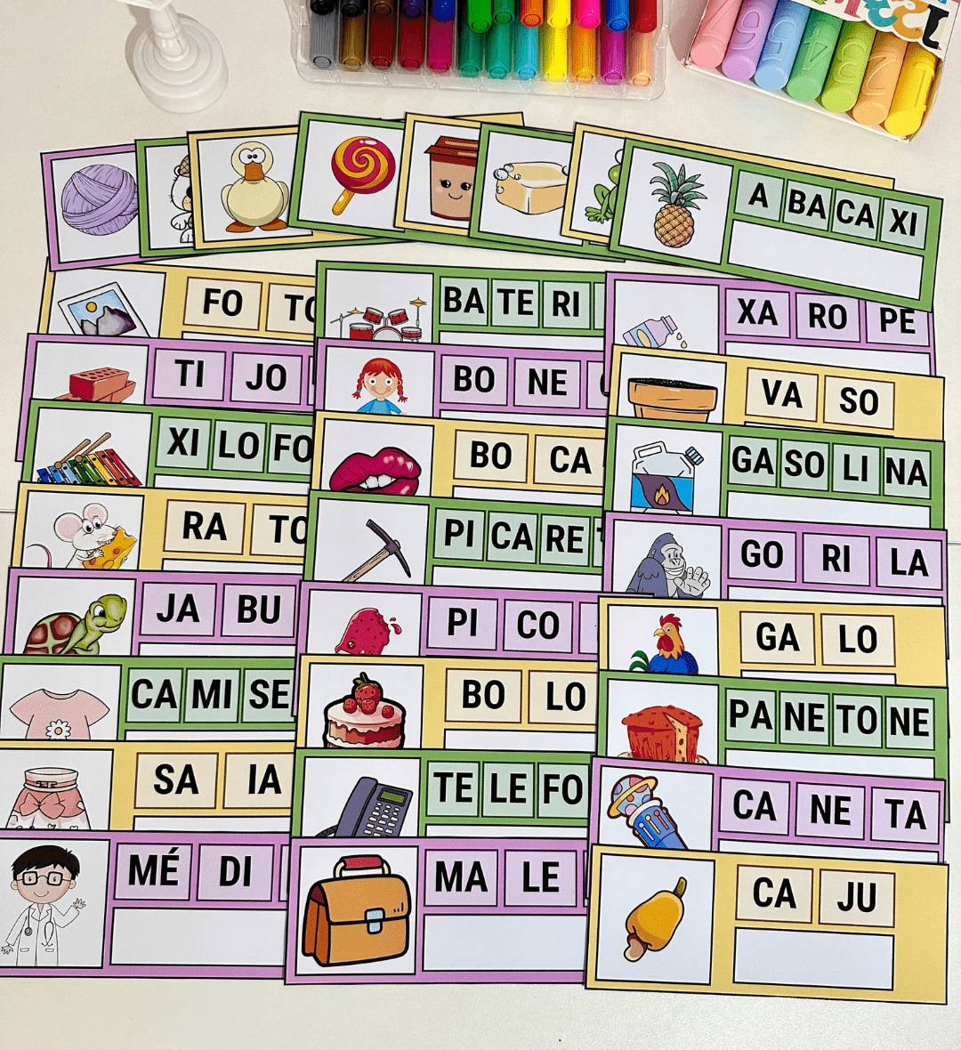 Atividades com Sílabas: 33 Fichas para Trabalhar a Escrita — amostra 5: Para quem é indicado