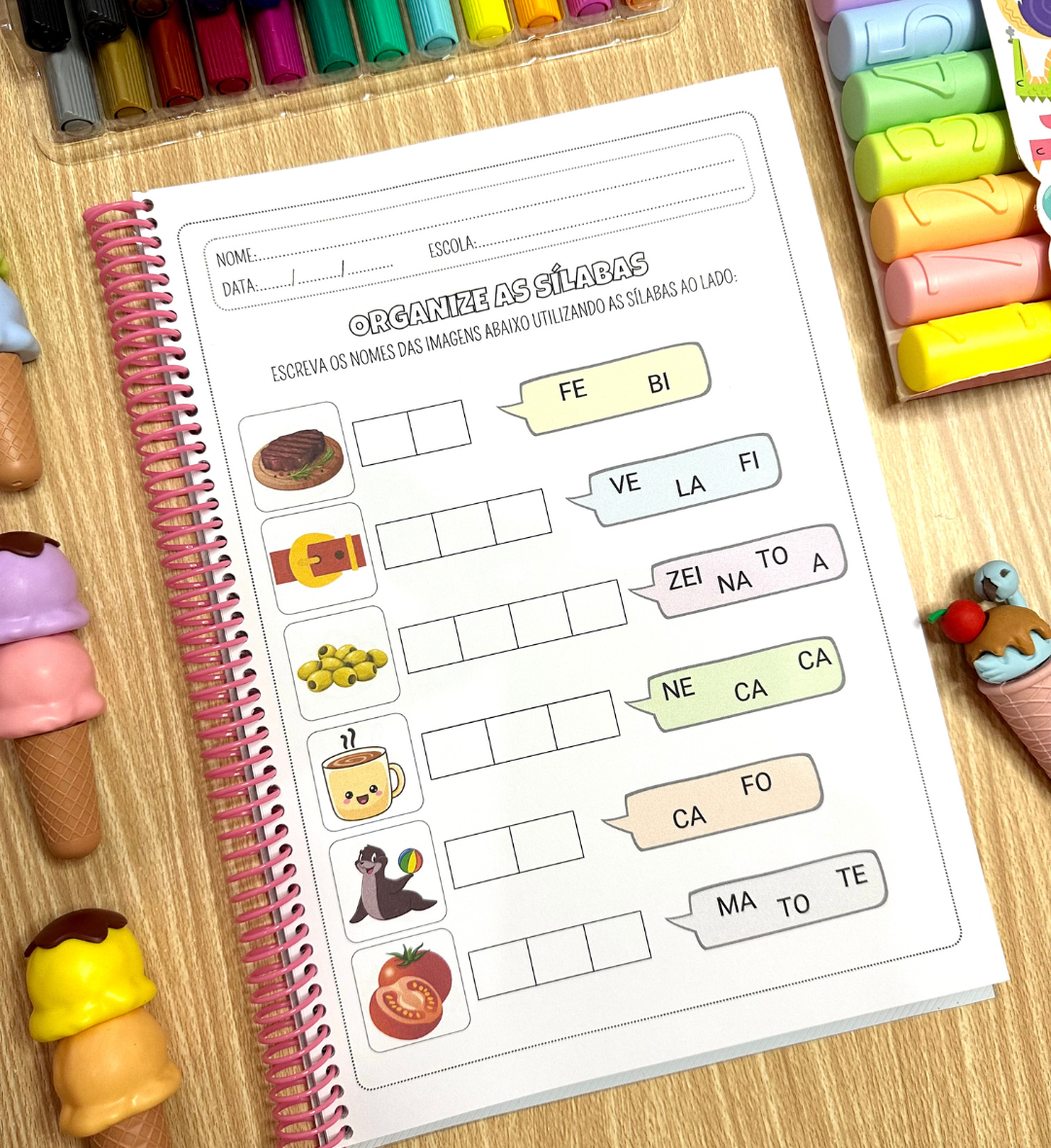 Atividades com Sílabas Simples: Organize e Forme Palavras — amostra 4: Para quem é indicado