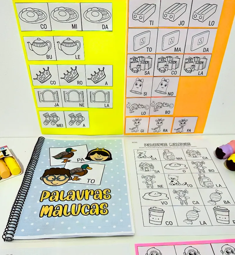 Atividades com Sílabas Simples: Palavras Malucas em PDF — amostra 4: Para quem é indicado