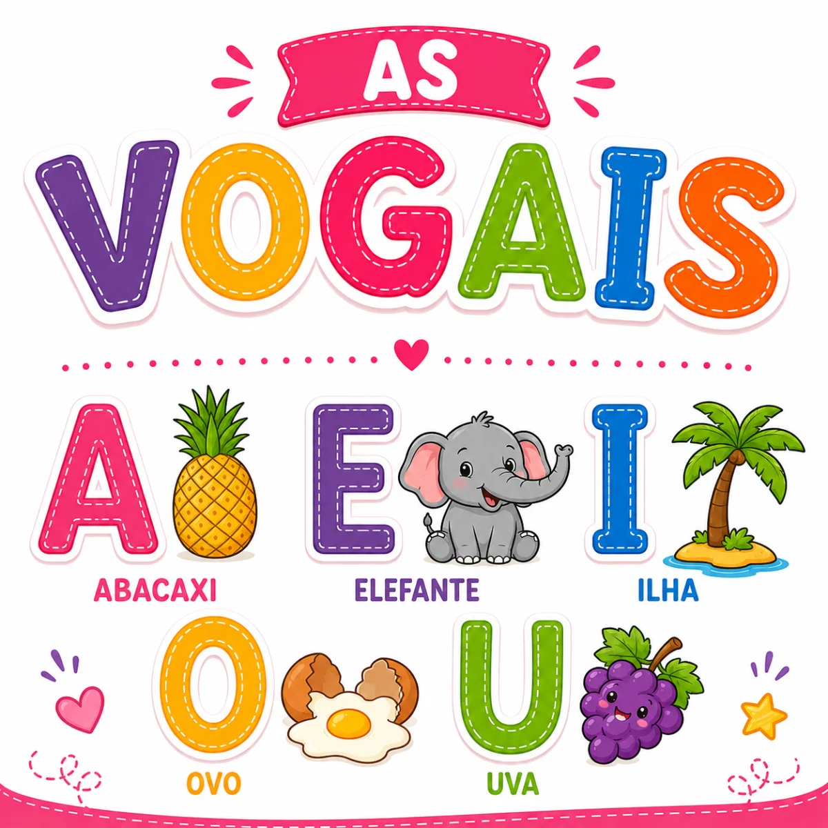 Atividades com Vogais para Educação Infantil Infantil V — Alfabetização para Educação Infantil: Atividades que estimulam o…