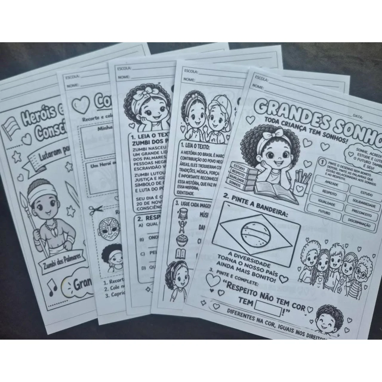 Atividades Consciência Negra em PDF pronto para imprimir — amostra 3: Atividades Pedagógicas Consciência Negra: Textos,… Atividades Consciência Negra em PDF pronto para imprimir — amostra 3: Atividades Pedagógicas Consciência Negra: Textos,…