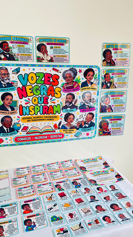 Atividades Consciência Negra | Jogos e Desafios — amostra 7: Atividades de Consciência Negra com painel, cards, desafios,… Atividades Consciência Negra | Jogos e Desafios — amostra 7: Atividades de Consciência Negra com painel, cards, desafios,…