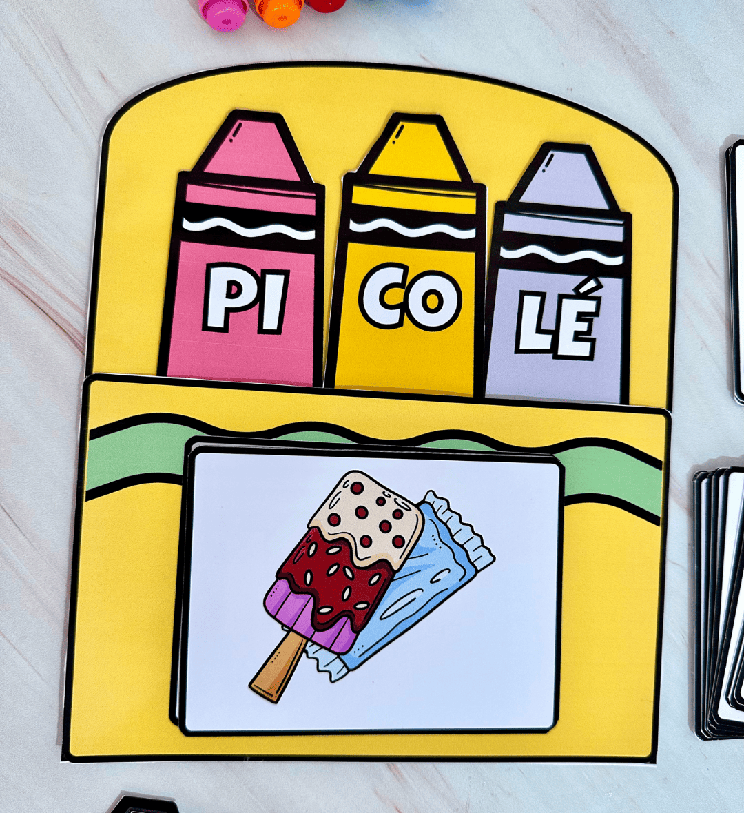 Atividades de alfabetização: Giz das Palavras em PDF — amostra 7: Explore o reconhecimento e a escrita de palavras com um…