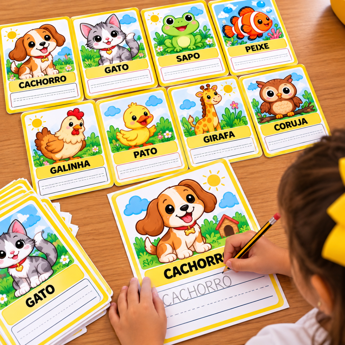 Atividades de Alfabetização Infantil | Kit Soletrando e Escrevendo – Leitura, Sílabas e Escrita de Palavras — amostra 2:…