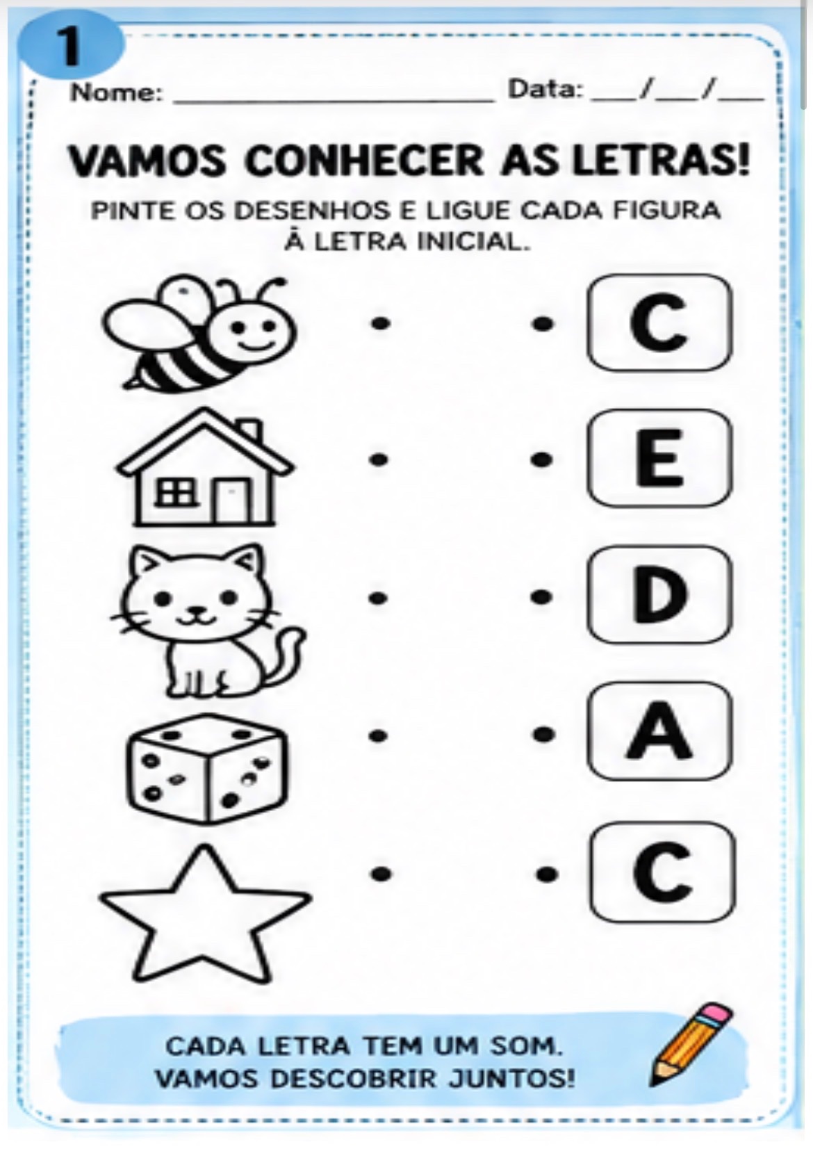 Atividades de Alfabetização – Leitura, Escrita e Sílabas — amostra 3: Atividades lúdicas de alfabetização para desenvolver…