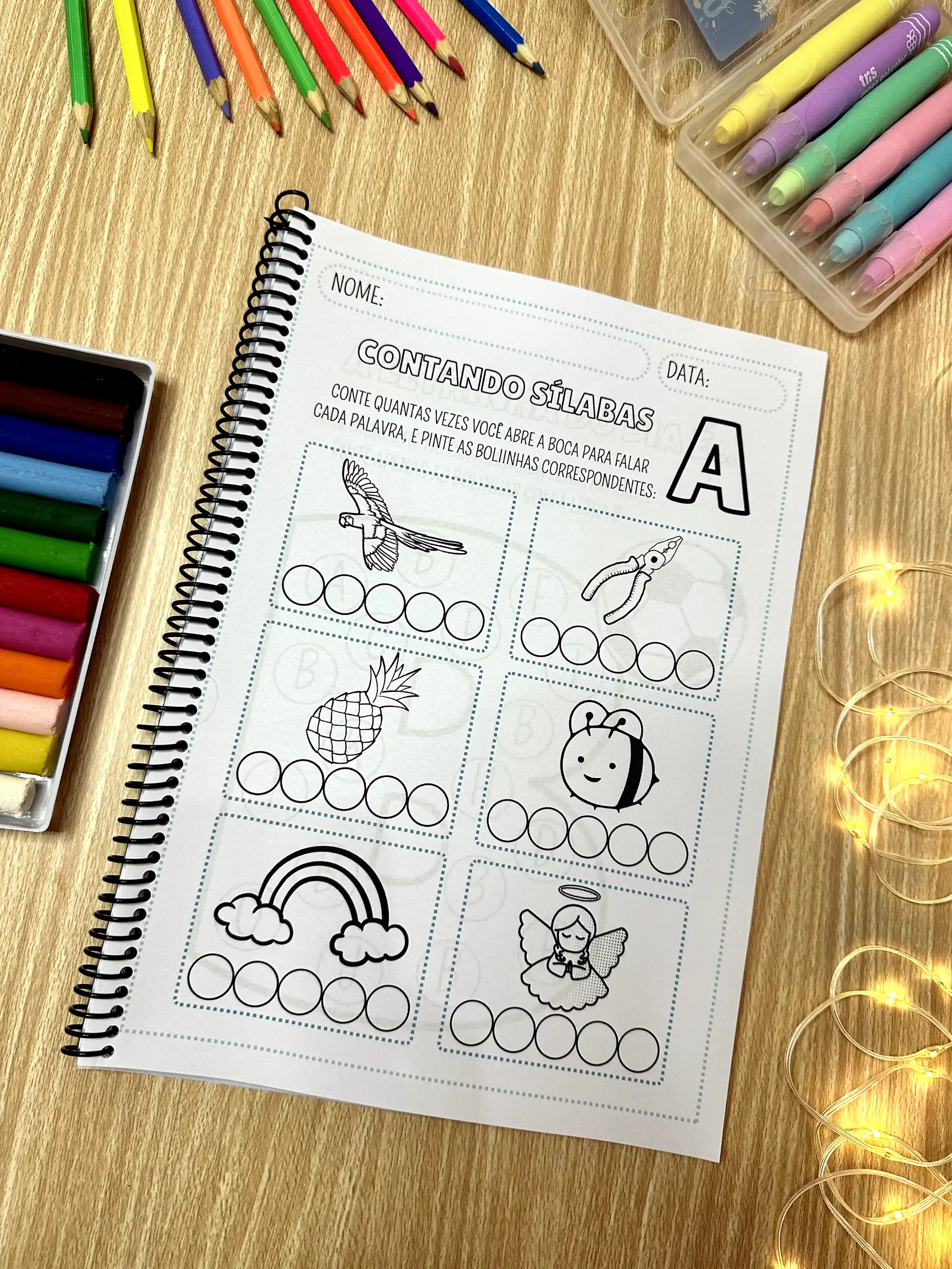 Atividades de Alfabetização: Letras e Sílabas — amostra 3: Atividades de alfabetização para trabalhar as letras do…