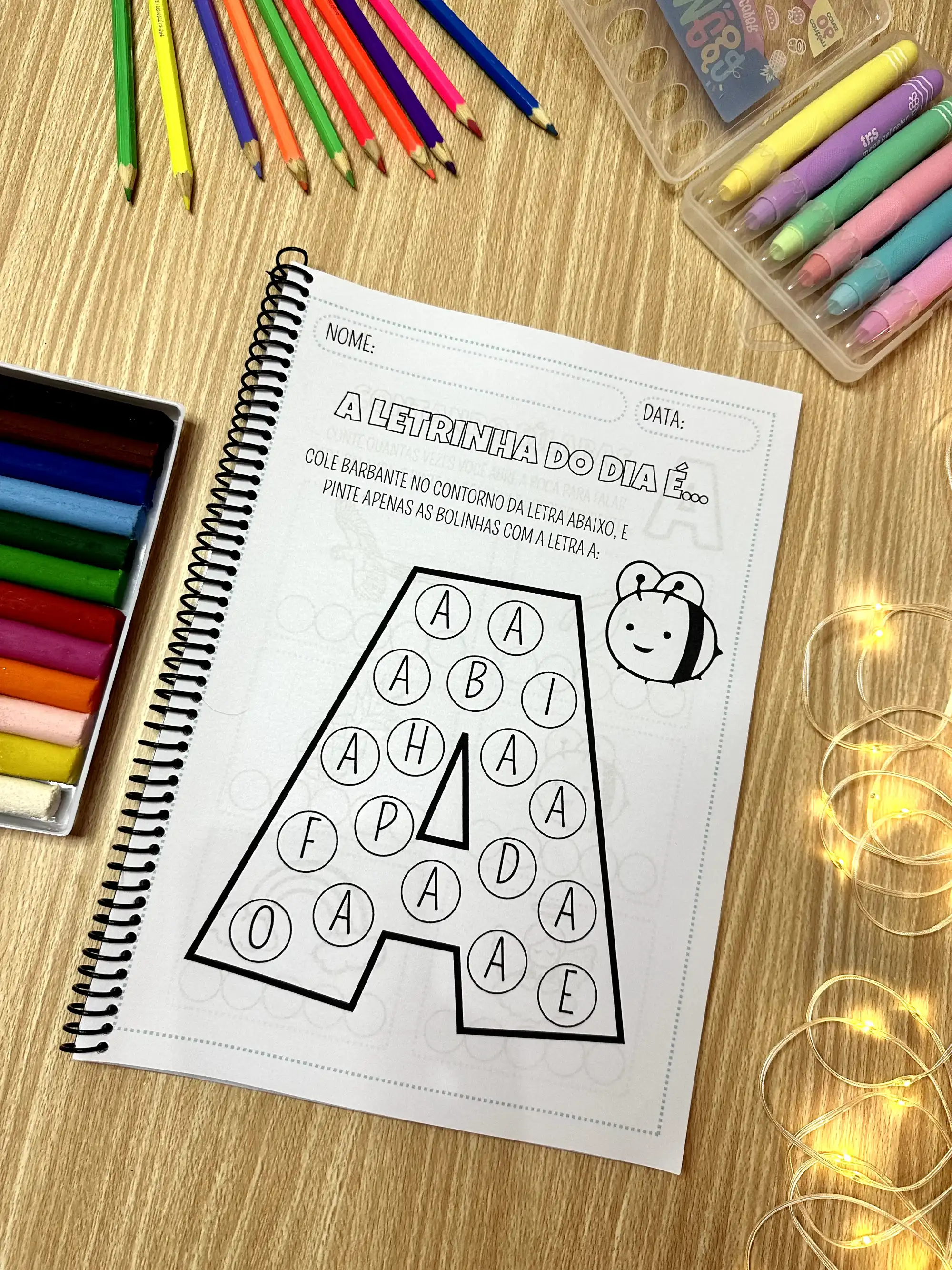 Atividades de Alfabetização: Letras e Sílabas — amostra 5: Atividades de alfabetização para trabalhar as letras do…