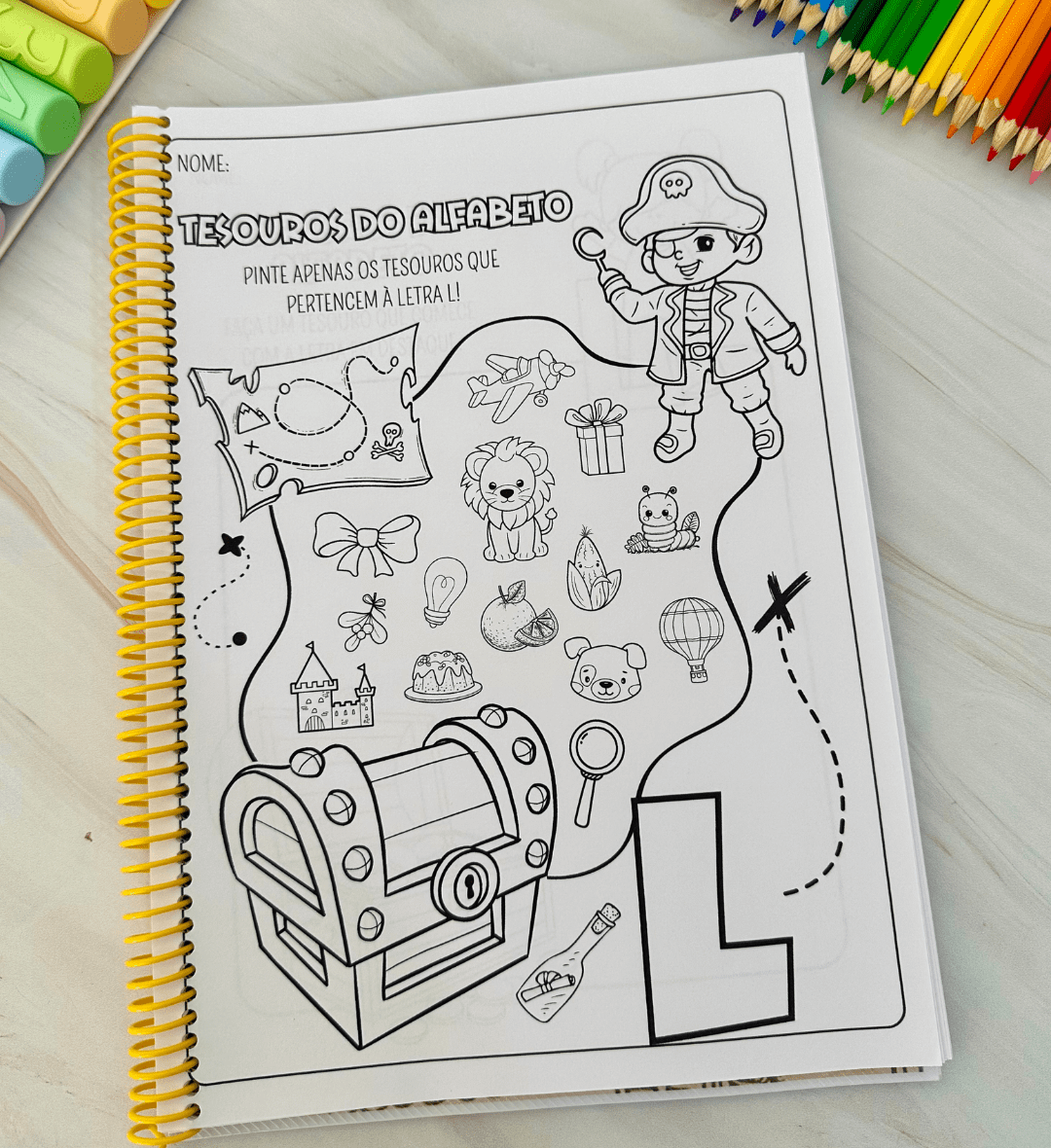 Atividades de alfabeto para colorir | Tesouros do Alfabeto — amostra 4: Para quem é indicado