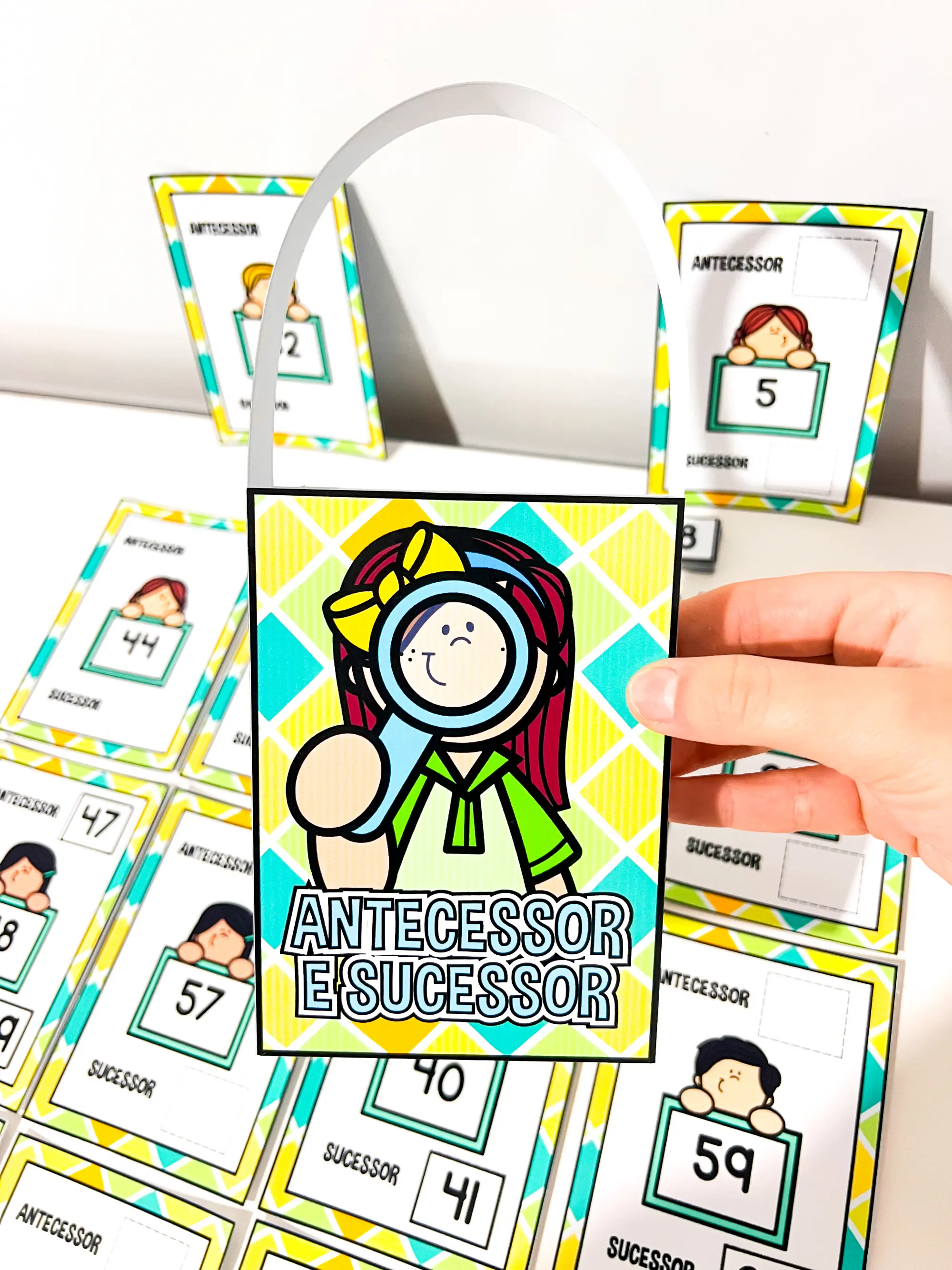 Atividades de Antecessor e Sucessor de 0 a 60 — capa do material