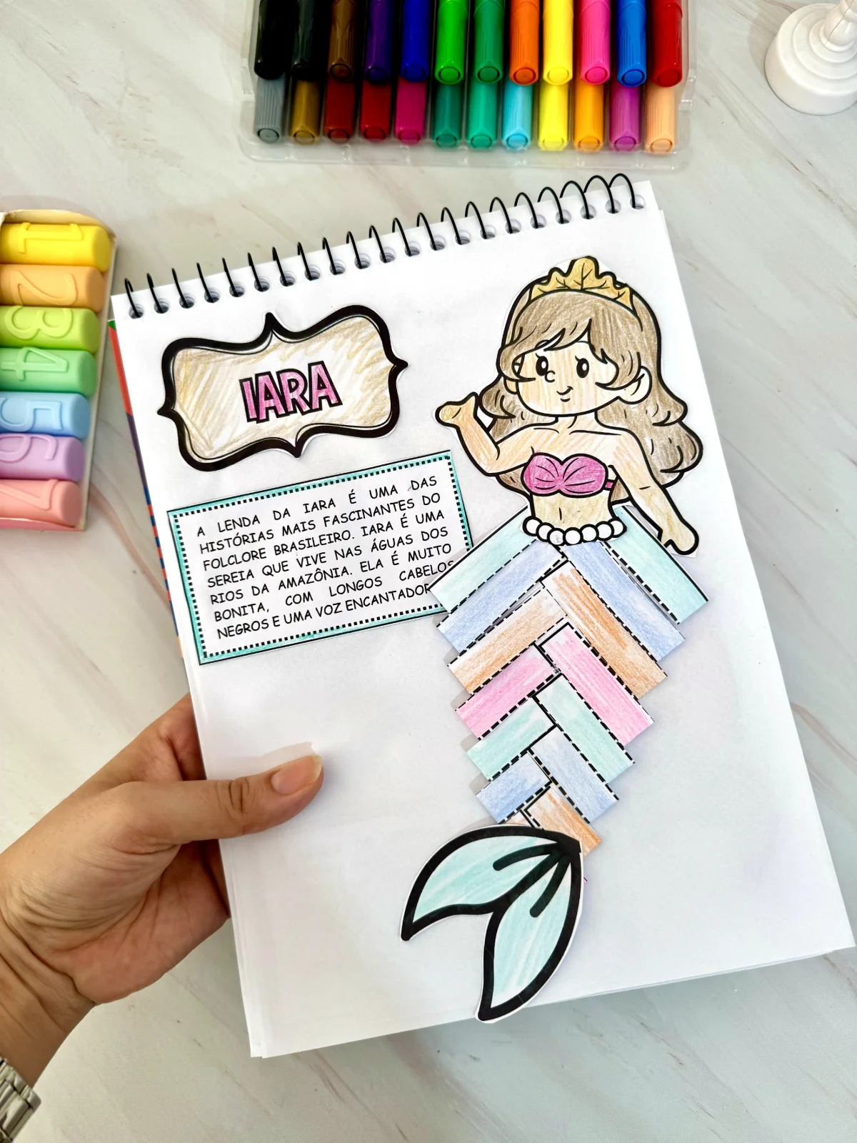 Atividades de Arte do Folclore – PDF para Imprimir — Alfabetização para Educação Infantil: Arquivo com 5 modelos de…