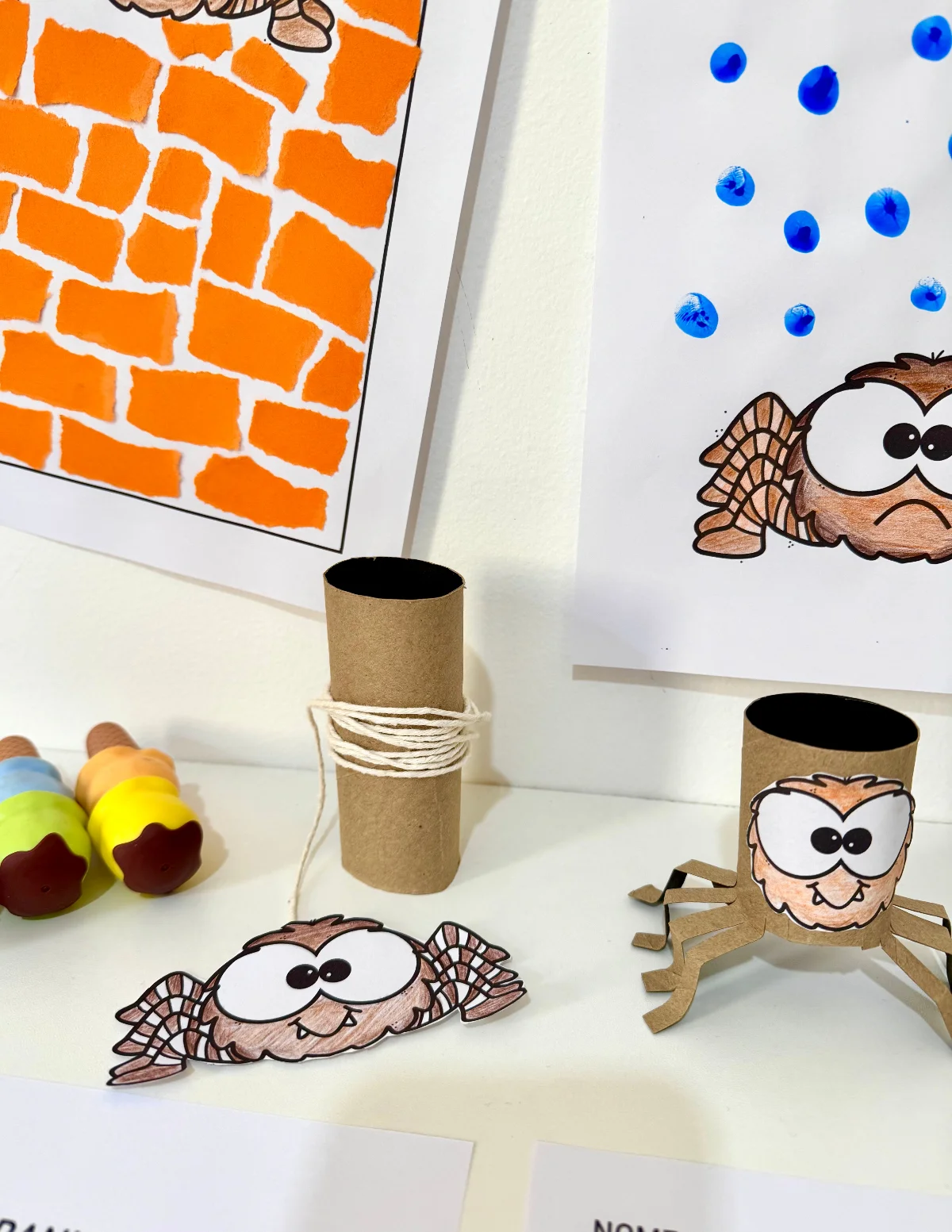 Atividades de artes: A Dona Aranha – PDF para Imprimir — amostra 2: Kit de Atividades de Artes tema Dona Aranha para…