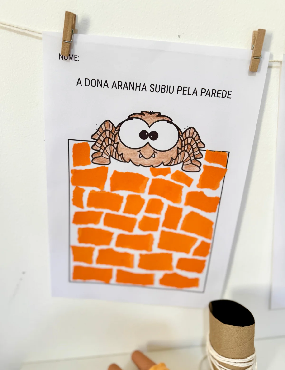 Atividades de artes: A Dona Aranha – PDF para Imprimir — amostra 5: Kit de Atividades de Artes tema Dona Aranha para…