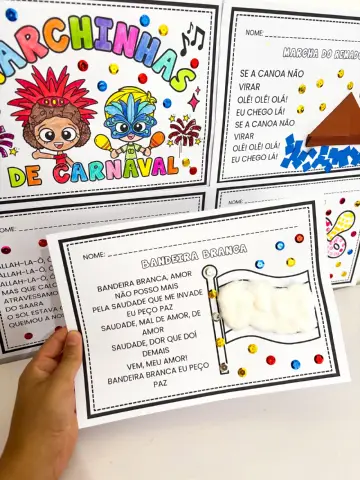 Atividades de Artes com Marchinhas de Carnaval — amostra 2: Como usar em sala de aula