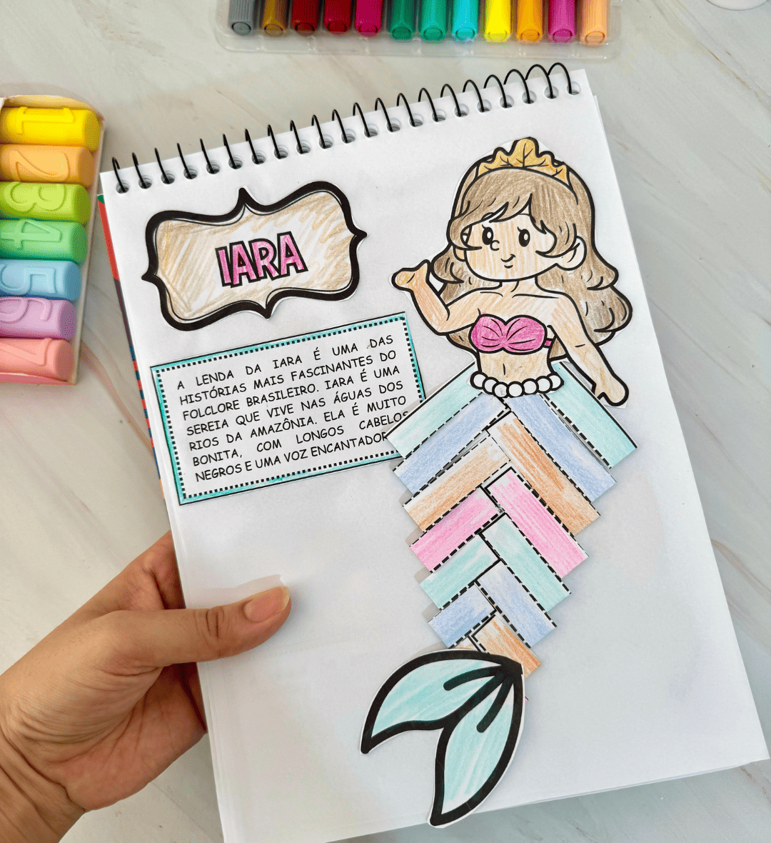 Atividades de Artes Folclore: 5 Modelos em PDF para Colorir — amostra 6: Explore o folclore brasileiro nas aulas de Artes…
