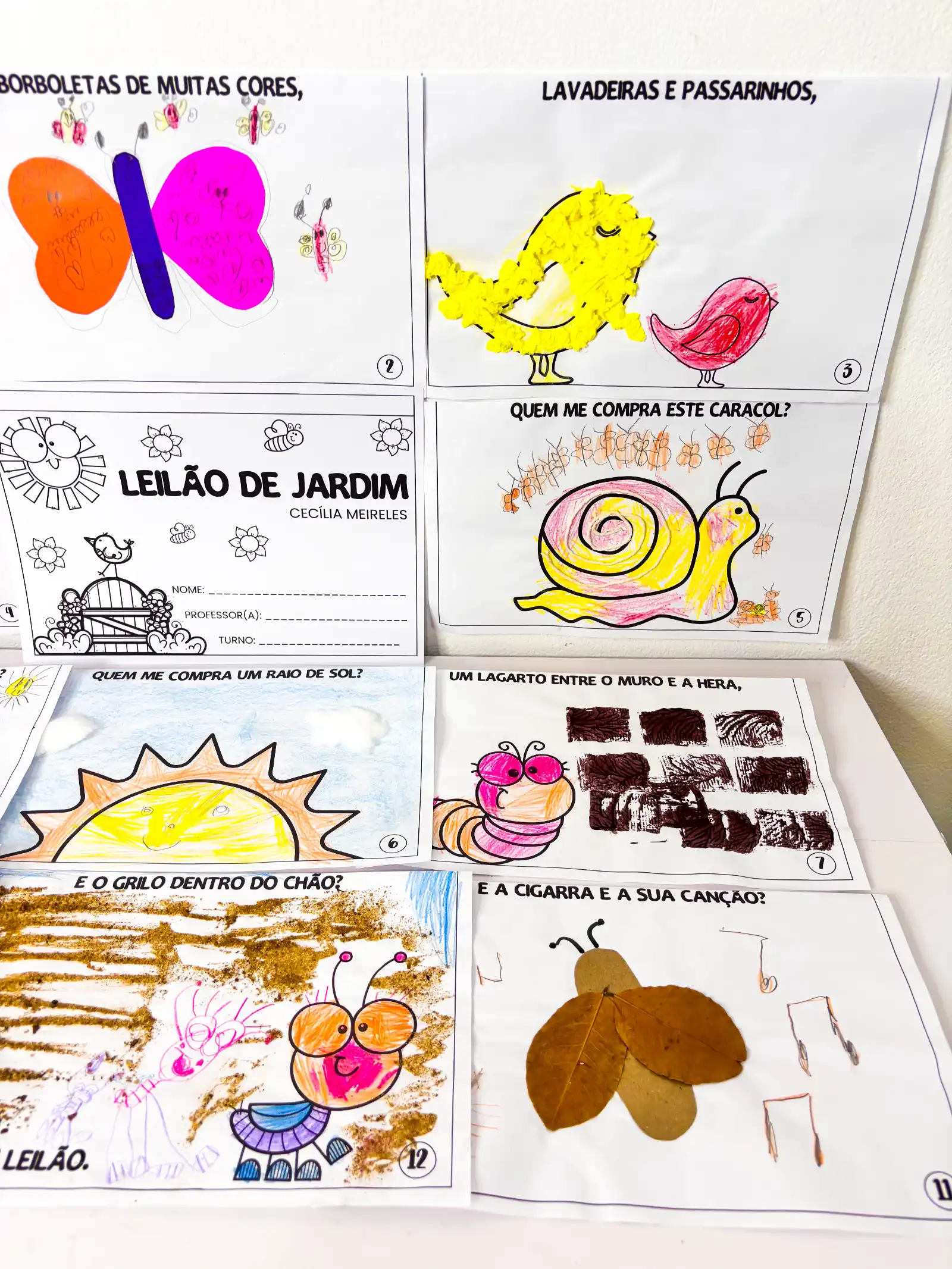 Atividades de Artes - Poema Leilão de Jardim — capa do material