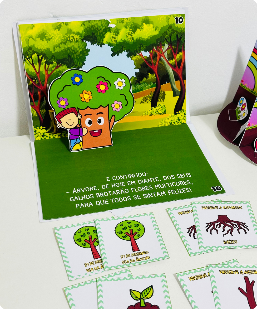 Atividades de árvores para imprimir — Educação Infantil — amostra 3: Confira os recursos incluídos no PDF