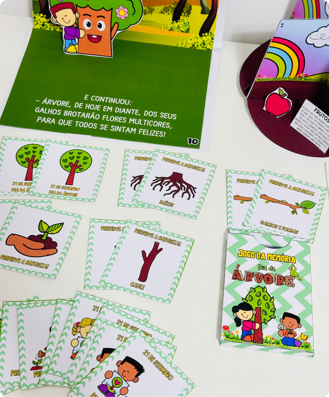 Atividades de árvores para imprimir — Educação Infantil — amostra 7: Leve o Dia da Árvore para a sala com um PDF que reúne…