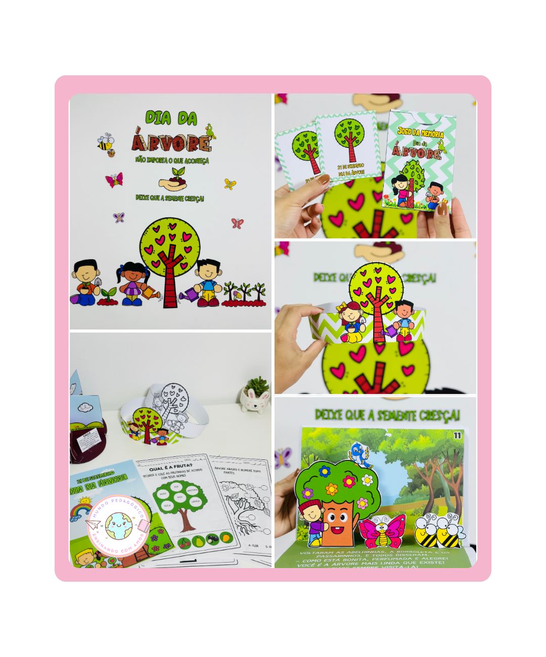 Atividades de árvores para imprimir — Educação Infantil — História para Educação Infantil: Leve o Dia da Árvore para a sala…